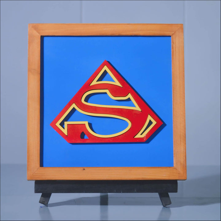 Super Man Logo Frame - Esart 