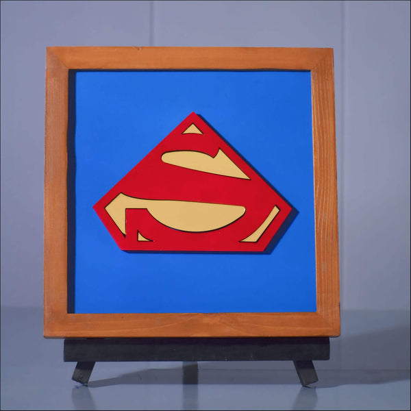 Super Man Logo  Frame - Esart 
