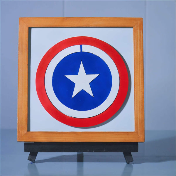 Captain America Logo Frame - Esart 