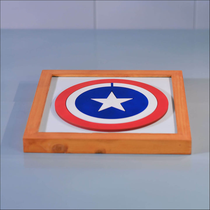 Captain America Logo Frame - Esart 