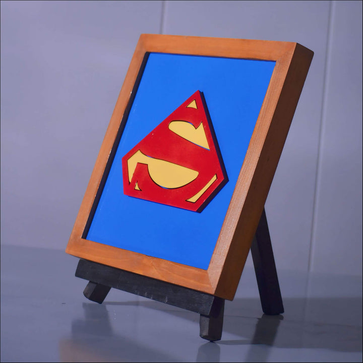 Super Man Logo  Frame - Esart 