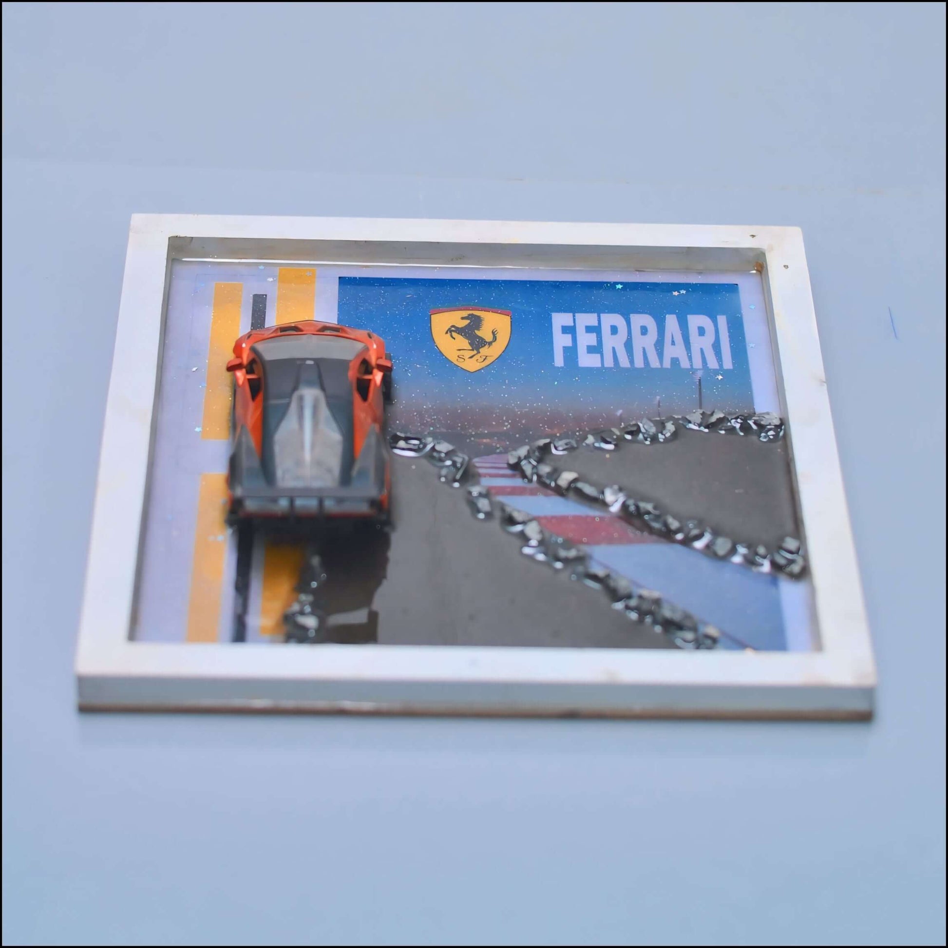 3D Resin Vintage Car Frame - Esart 