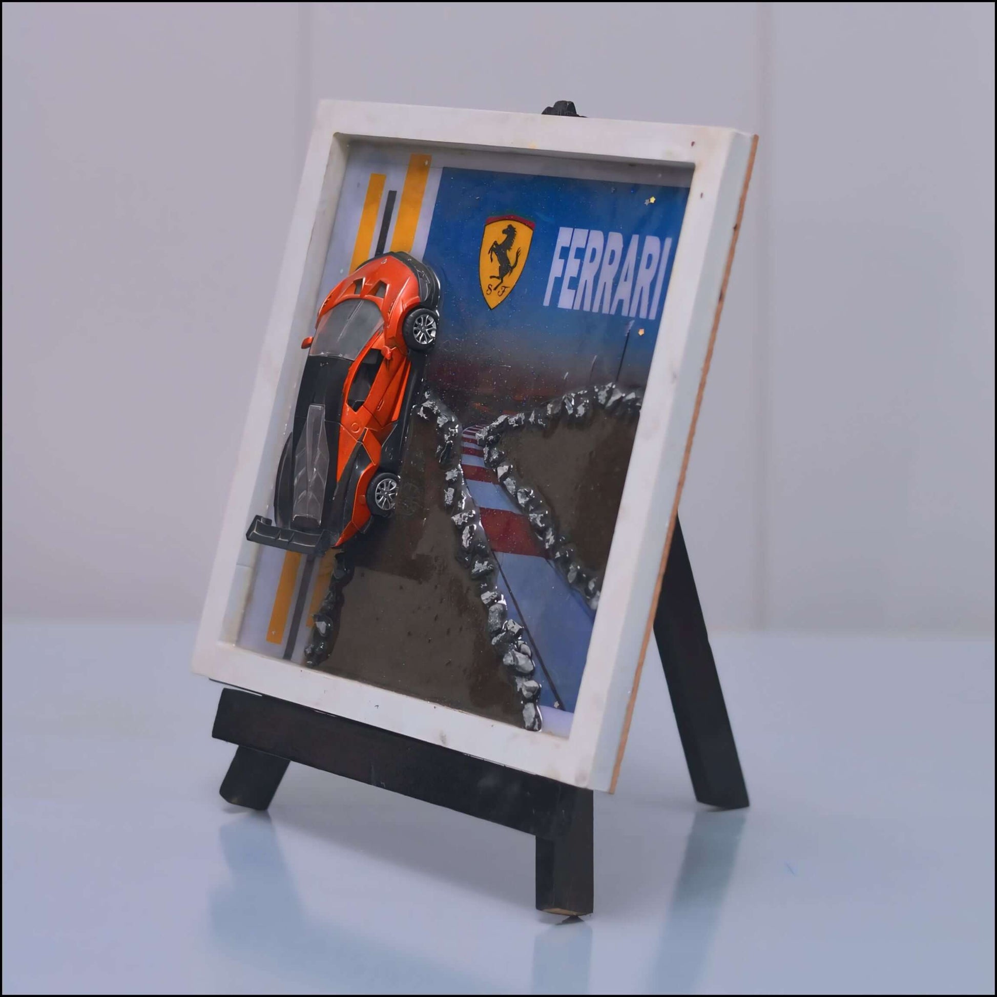 3D Resin Vintage Car Frame - Esart 