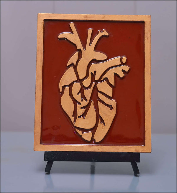 3D Red Heart Frame - Esart 